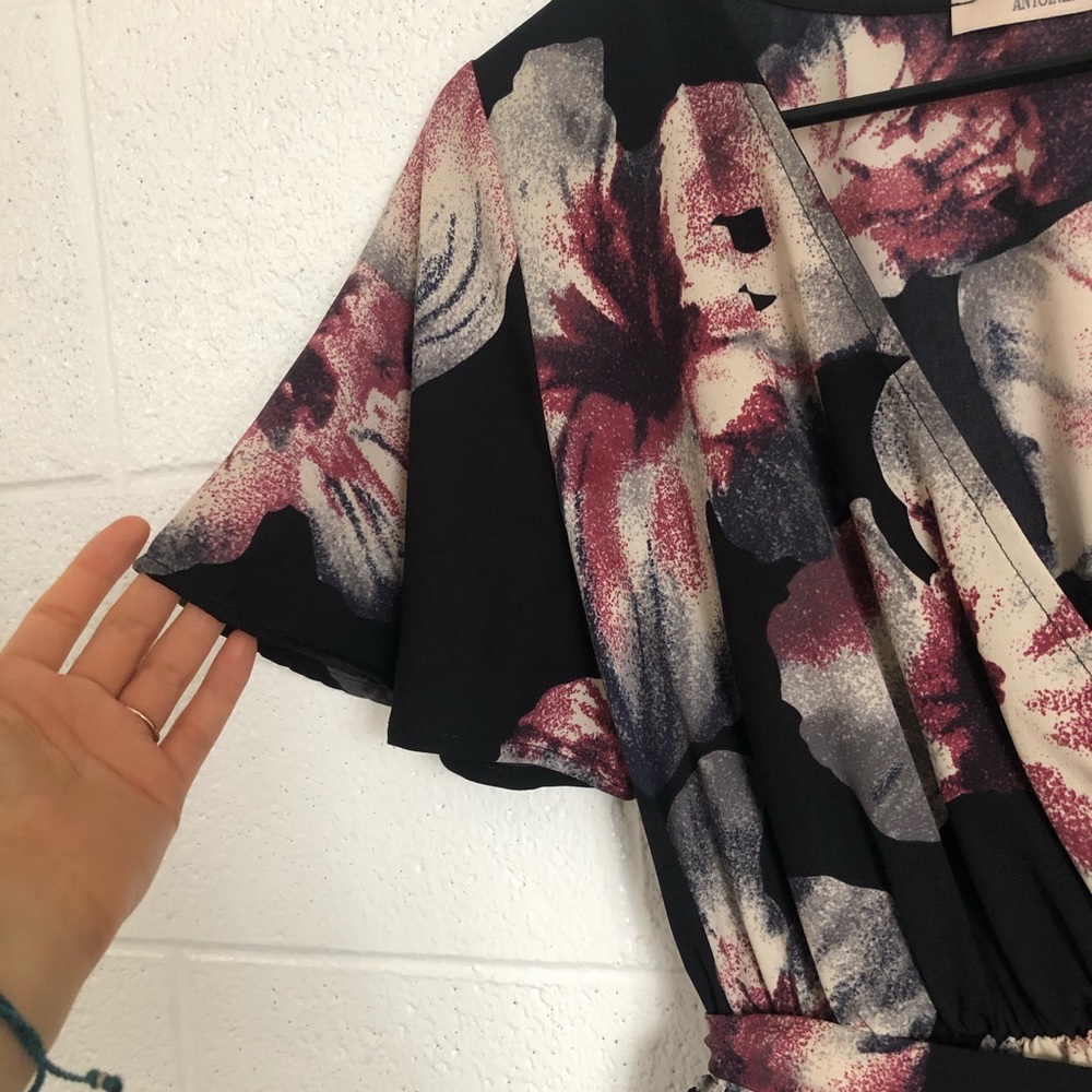 🎄Anthropologie Antoinette Dress high to low skirt